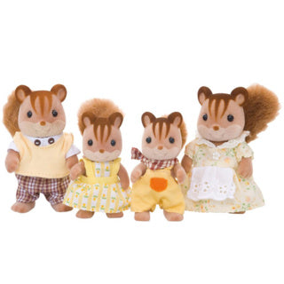 Famiglia Sylvanian Epoch 4172 Walnut Eekhoorn Famiglia
