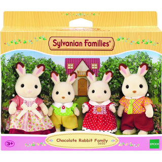 Epoch sylvanian families 5655 chocolade konijn familie