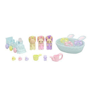 Famiglie Sylvania Epoch 5707 Tripletti Baby Creme Rabbit BACKS SET