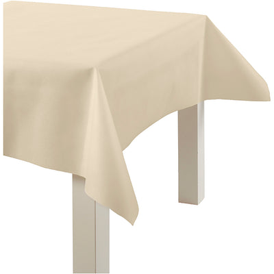 Tovaglia aziendale Creativ in finto tessuto, l: 125 cm, 70 gr, giallo chiaro, 10 m 1 rotolo