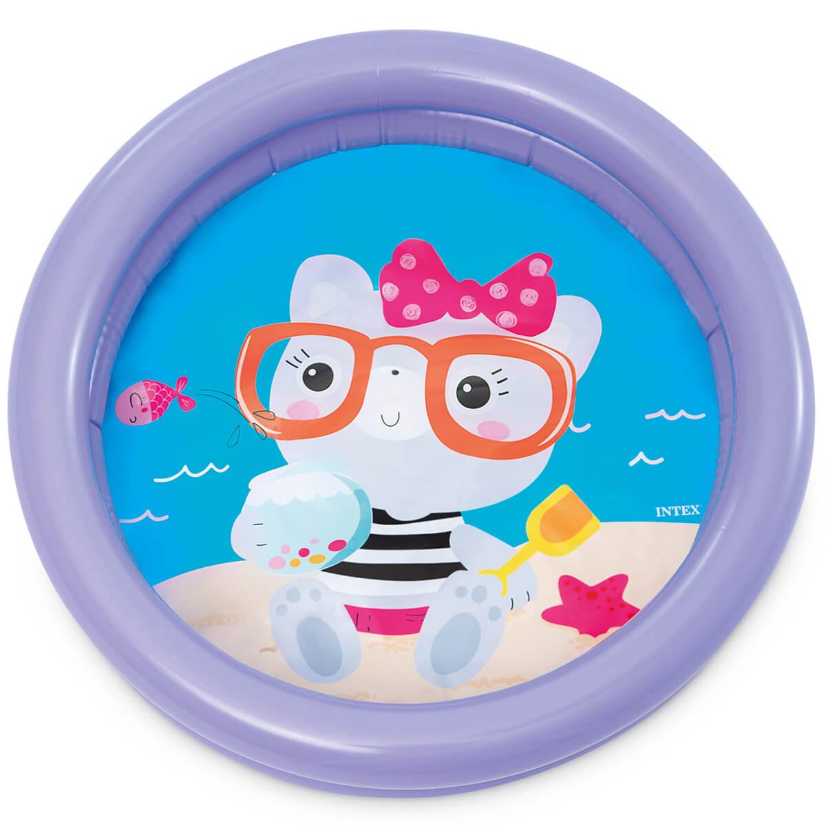 Intex mi primera piscina para bebés piscina púrpura