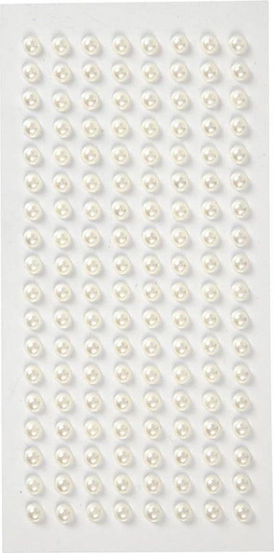 Mezze perle Creativ company, d 5 mm, bianco, 144 pezzi 1 scatola