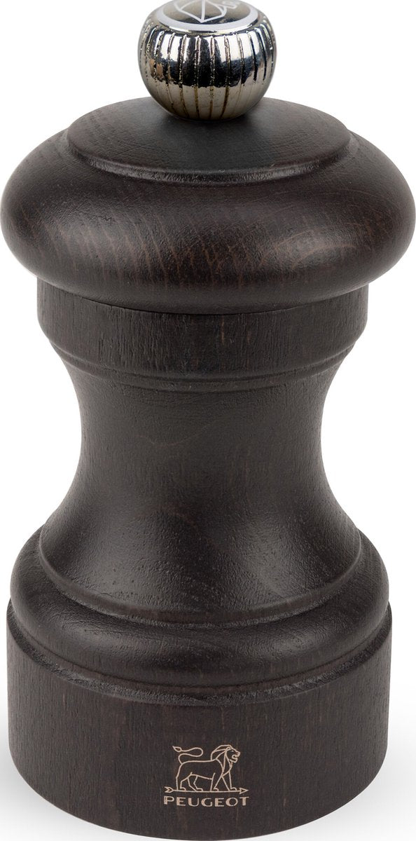 Macina sale Peugeot bistrot 10 cm - cioccolato - legno di faggio