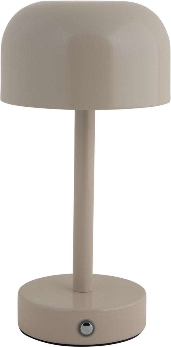 Leitmotiv lámpara de mesa james led - gris - 12,5x12,5x24,5cm - escandinavo
