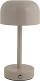 Leitmotiv lámpara de mesa james led - gris - 12,5x12,5x24,5cm - escandinavo