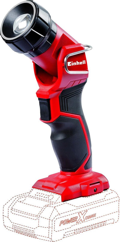 Lampada a batteria Einhell te-cl 18 li h solo - power x-change - 18 v li-ion - maniglia per il trasporto - testa girevole - 1 LED - 280 lm - escl. batteria e caricabatterie