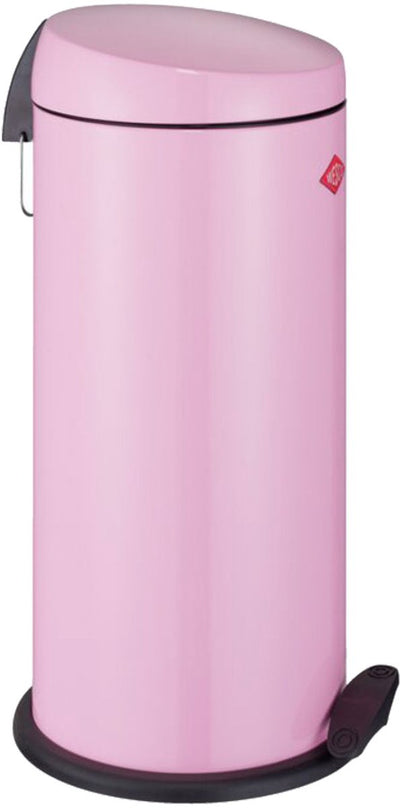 Wesco Capboy Maxi Pattumiera | pattumiera a pedale | 22 litri | metallo - rosa | cestino per rifiuti - prodotto in Germania