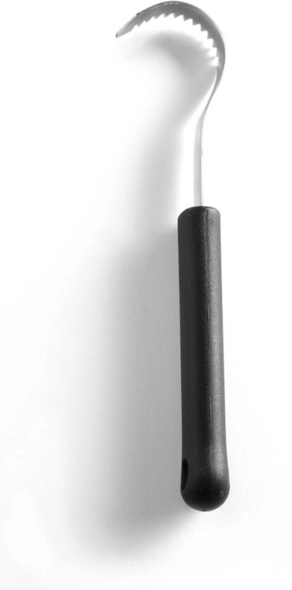 Rizador de mantequilla Hendi – dentado – negro – 190 mm – acero inoxidable