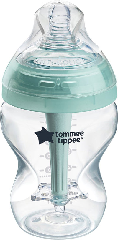 Tommee tippee advanced anti-colic babyfles - set van 1 x 260ml baby fles - lage toevoersnelheid 0m+