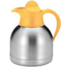 Cater-profi jarra isotérmica acero inoxidable con tapón de rosca amarillo 1l