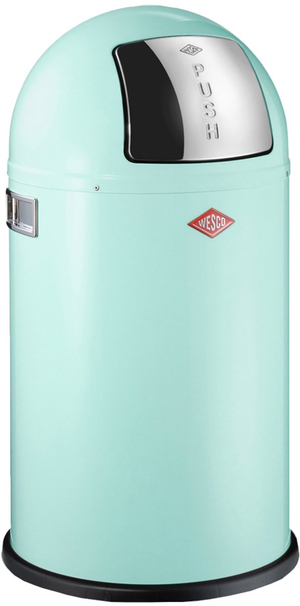 Papelera Wesco Pushboy Junior | 22 litros | metal - perfecto | cubo de basura - hecho en alemania