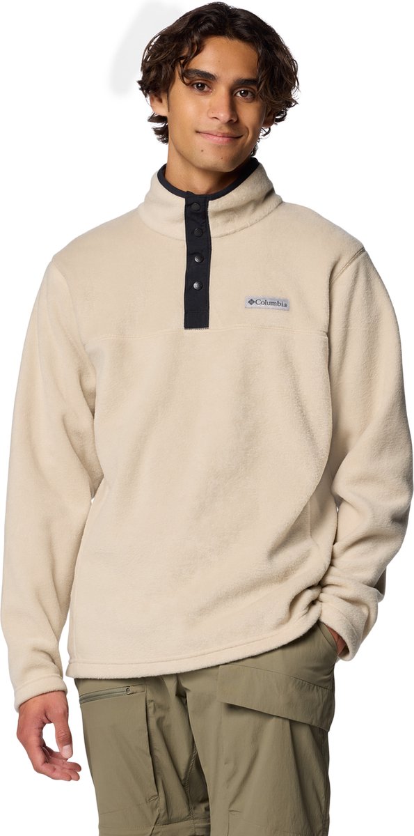 Columbia steens mountain™ half snap ii men's outdoortrui - ancient fossil, black - maat xl