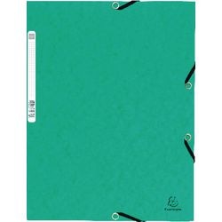 Cartelle Esselte elastiche 55303e a4 240x320mm verde