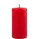 Creativ company candles, h: 100 mm, d 50 mm, red, 6 pieces 1 box