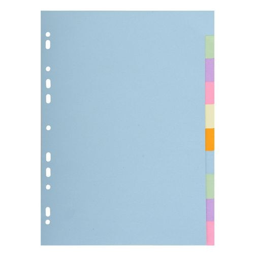 Tabs europa 1610e a4 210x297mm 170gsm conf. assortito 10 pezzi