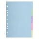 Tabs europa 1605e a4 210x297mm 300gsm pastelli assortiti conf. 5 pezzi