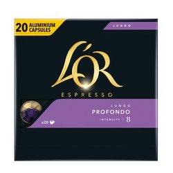 L'or espresso lungo profondo (20 tazze)