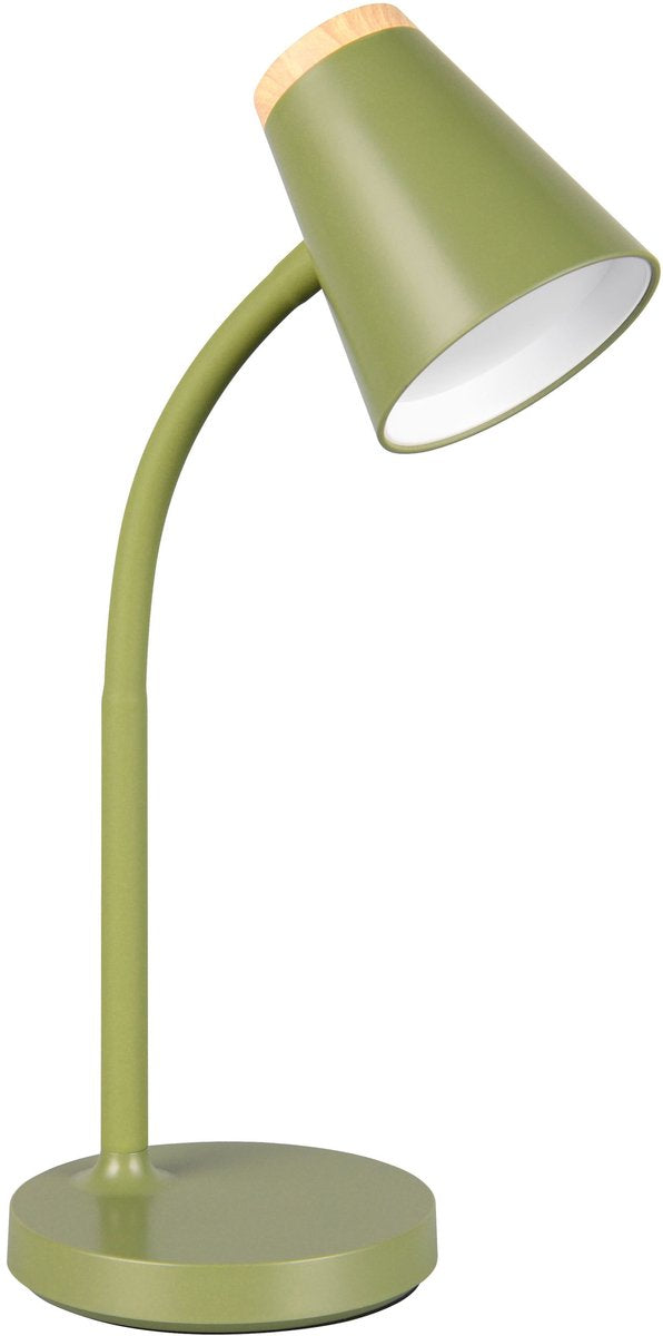 Rl live your light reality pongo - tafellamp - groen - incl. 1x smd 4,5 w - flexibel - led-printplaat met hoog voltage - niet dimbaar