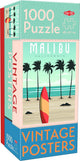 Tactic vintage Malibu – puzzle – 1000 pieces – retro beach feeling from California – sleek and soothing design – high Scandinavian quality