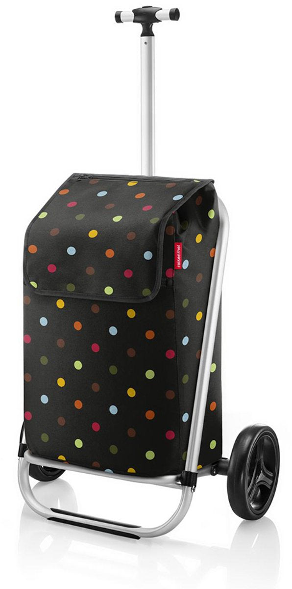 Reisenthel shopping trolley boodschappentrolley - 45l - dots zwart