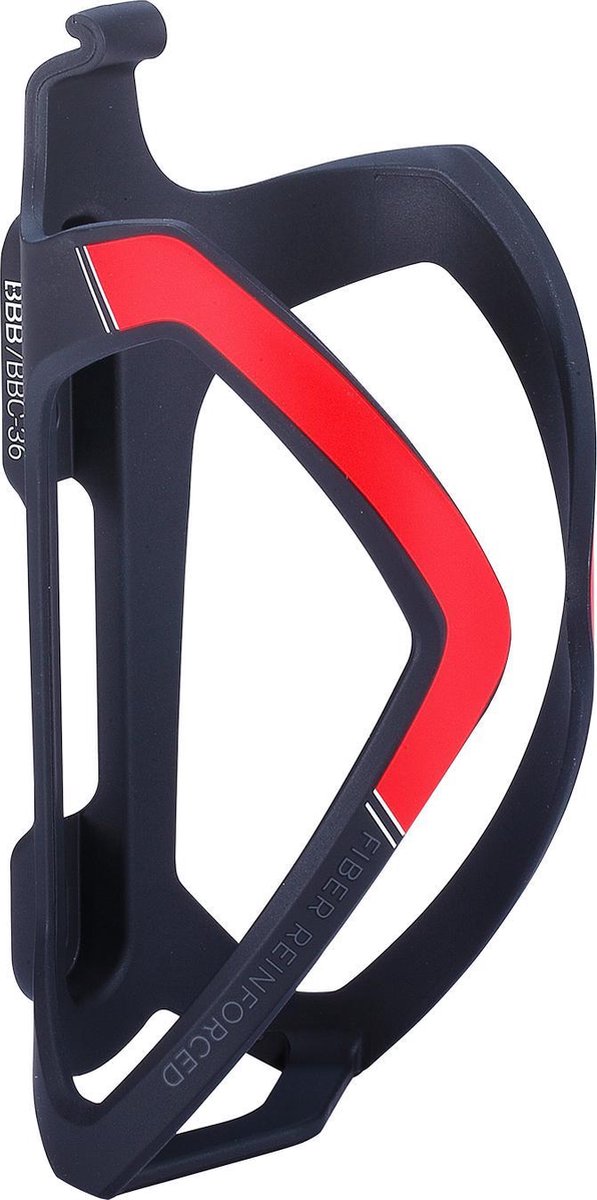 Bbb cycling bidonhouder racefiets, mountainbike - composiet - drinkbushouder zwart rood - flexcage bbc-36