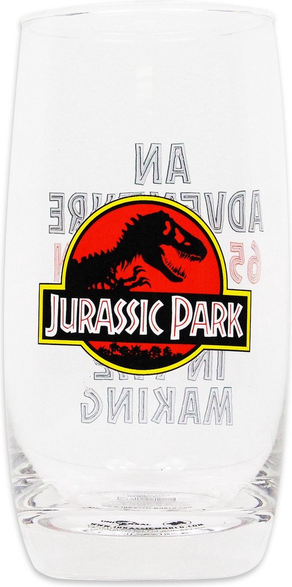 Half moon bay jurassic park - vaso - transparente con estampado - 450ml