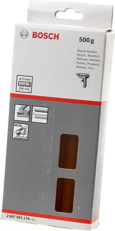 Cartucce di colla Bosch gialle - diametro 11 mm - lunghezza 200 mm - 25 pezzi