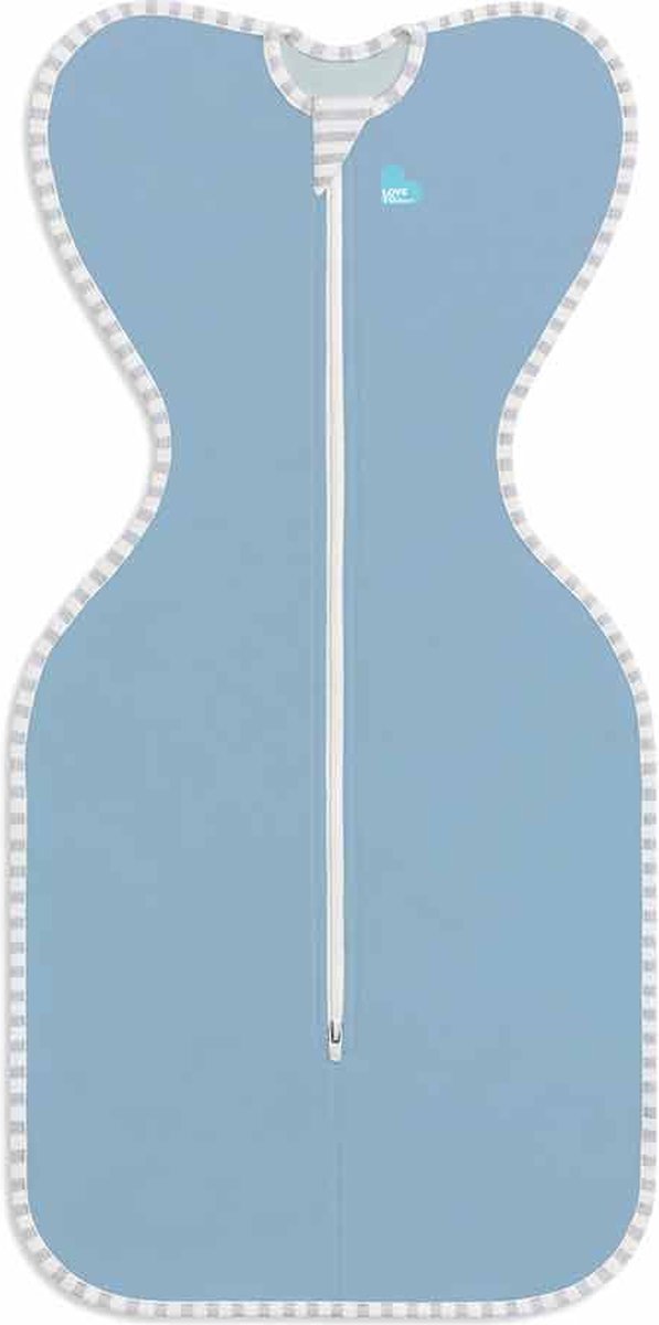 Love to dream ™ saco de dormir para bebé swaddle up™ - pañales - bebé 3-6 meses - 6-8,5 kg - todas las estaciones - 1,0 tog - azul viejo