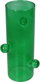 Hd collection vaas glas groen 8,8x8,8x18cm