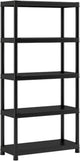Scaffale in plastica Keter - scaffale portaoggetti - 90x40x182 cm - nero