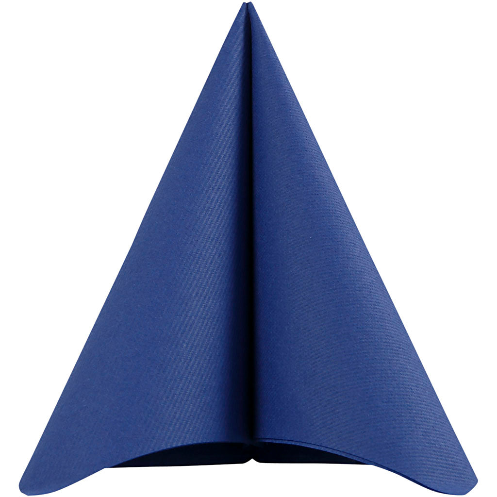 Tovaglioli aziendali Creativ, misura 40x40 cm, 60 gr, blu scuro, 20 pezzi 1 scatola