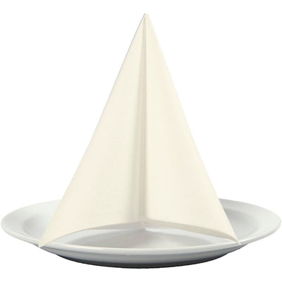 Tovaglioli aziendali Creativ, misura 40x40 cm, 60 gr, bianco sporco, 20 pezzi 1 scatola