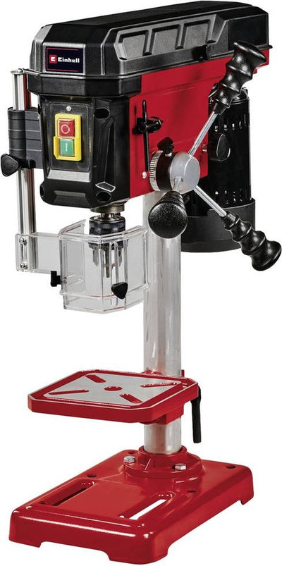 Einhell column drill tc-bd 450 - 450 w - 600-2,650 t min - b16 - keyless drill chuck: ø1.5-13 mm - max. drilling depth: 50 mm - drilling table: 160x160 mm - drilling table is tiltable, rotatable and height-adjustable
