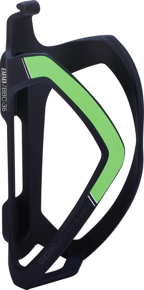 Bbb portabidón bicicleta de carreras, bicicleta de montaña - composite - portabidón negro verde - flexcage bbc-36
