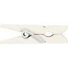 Mini molletta Creativ company, misura 35x7 mm, spessore 9 mm, bianco, 20 pezzi 1 scatola