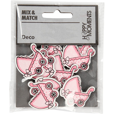 Passeggino aziendale Creativ, misura 34x31 mm, spessore 1,7 mm, rosso chiaro, 10 pezzi 1 scatola