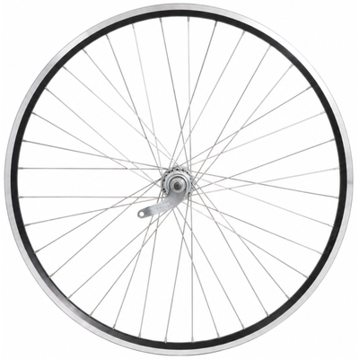Achterwiel 28 1 4inch - favorit remnaaf - zac2000 velg (zwart zilver)