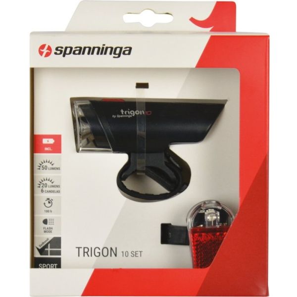 Set di illuminazione spanninga trigon 10 xb + piro xb