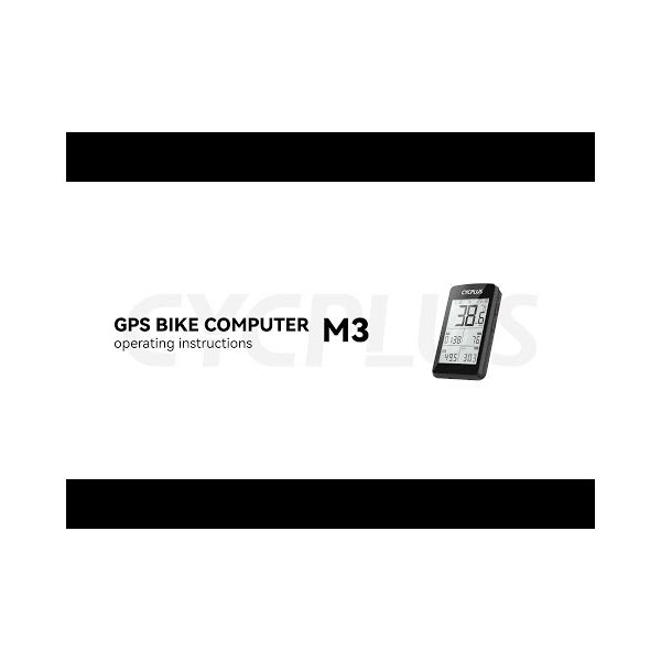 Ciclocomputer Cyclplus m3 GPS