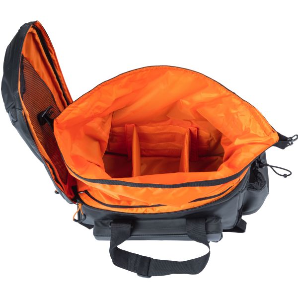 Basil Miles XL PRO BAGGI BAGGIO BAGGIO, arancione nero, impermeabile, 9-36L, adatto alle biciclette elettriche