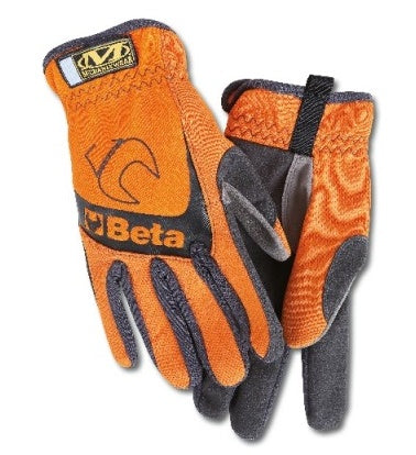 Beta 95740 Guantes de trabajo Tamaño XXL Naranja Negro
