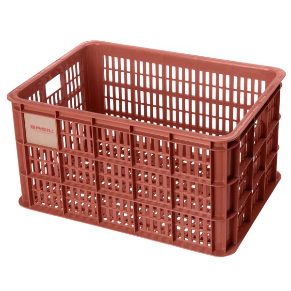 Basil Fietskrat L - Large - 40 litri - Rosso
