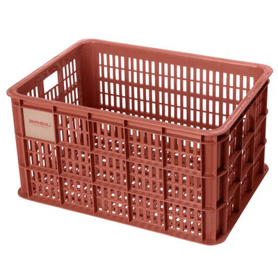 Basil Fietskrat L - Grande - 40 litros - Rojo