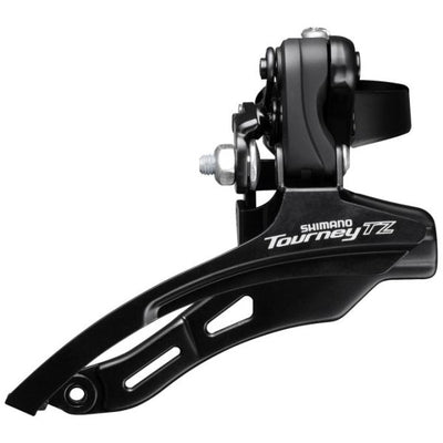 Shimano Voorkerailleur 6 Tourney de 7 velocidades TZ FD-TZ500 Down Swing Top Tull High Clamp Ø28.6 mm 42T