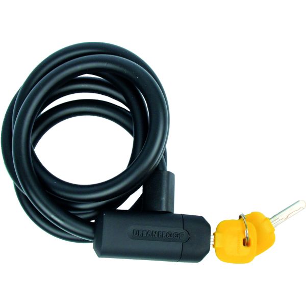 Lock a spirale urbano -resistente 12mm*150 cm nero
