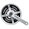 Shimano crankstel 6 7 8-speed – 175 mm – 48 38 28 tanden – zilver