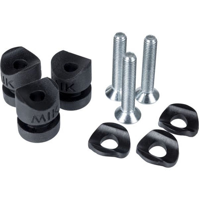 MIK SIDE - studs - set van 3 stuks - zwart