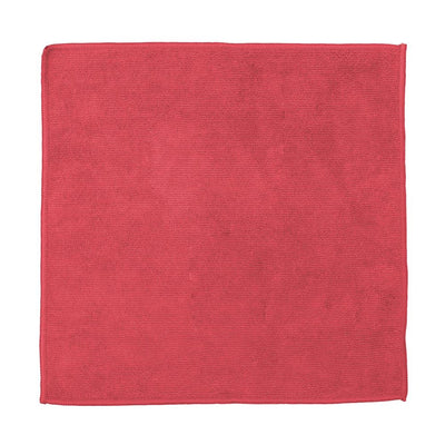 Ddddd paño microfibra 30x30 rojo 6uds.