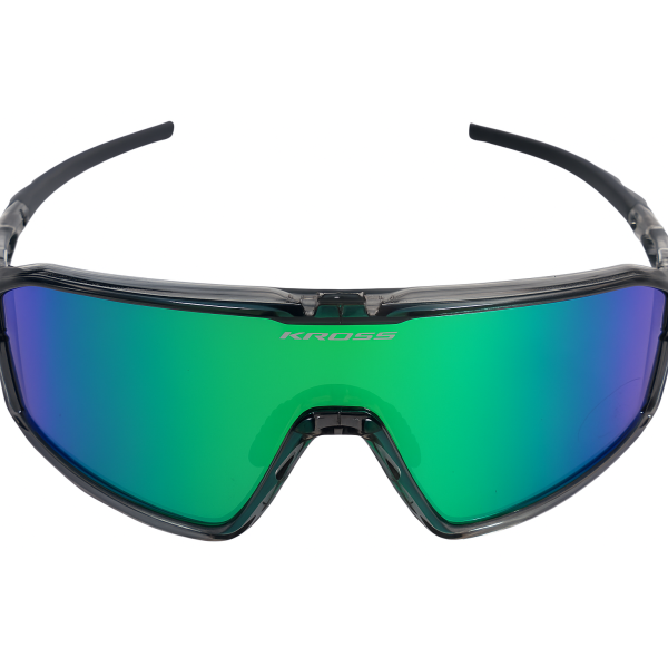 Bross Bicycle Glasses Flash Lenti polarizzate UV400 - Frame nero
