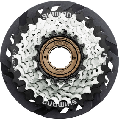 Ruota libera Shimano 7 velocità mf-tz510 14-28t - con disco protezione raggi